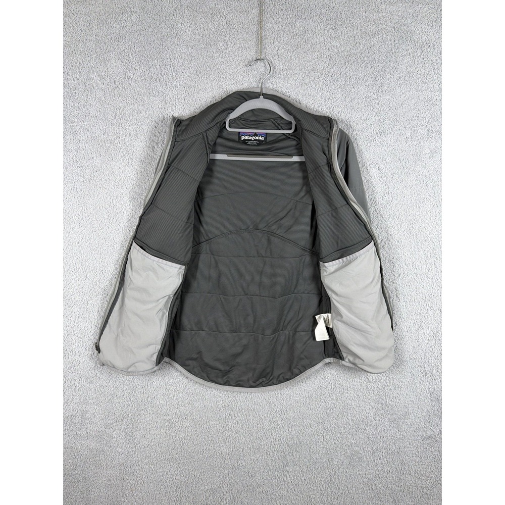 Patagonia Jacket Womens Size XS Gray Cream Full Zip Quilted Insulated STY20955 - Picture 4 of 9